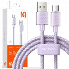 Mcdodo Kábel USB-C, Výkonný, Superrýchly, Mcdodo, 100W, 2M, fialový CA-3655