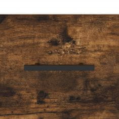 Vidaxl Nástenná skrinka, tmavý dub 60x36,5x35 cm, kompozitné drevo