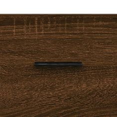 Vidaxl Nástenná skrinka hnedý dub 80x36,5x35 cm kompozitné drevo