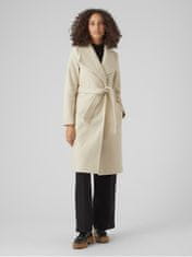 Vero Moda Dámsky kabát VMPAULA 10291068 Oatmeal (Veľkosť S)