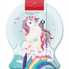 Faber-Castell Unicorn Popisovače s klipom 33 ks-plechová dóza