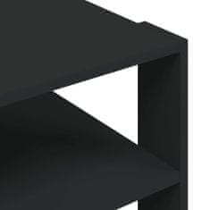 Vidaxl Konferenčný stolík čierny 59,5x59,5x40 cm kompozitné drevo