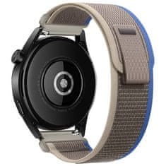 BStrap Velcro Nylon remienok na Huawei Watch GT2 Pro, black gray