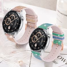 BStrap Glitter remienok na Samsung Galaxy Watch 42mm, silver