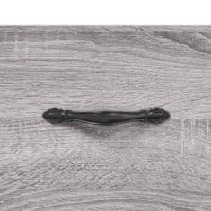 Vidaxl Nástenná skrinka, sivá sonoma 60x36,5x35 cm, kompozitné drevo