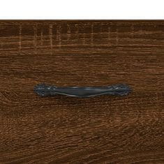 Vidaxl Nástenná skrinka hnedý dub 80x36,5x35 cm kompozitné drevo
