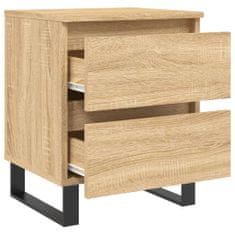 Vidaxl Nočné stolíky 2 ks dub sonoma 40x35x50 cm kompozitné drevo