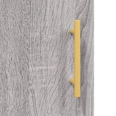 Vidaxl Nástenná skrinka sivá sonoma 60x31x60 cm kompozitné drevo