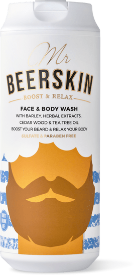 Beerskin cosmetics Mr. Boost and relax sprchový gél 440ml
