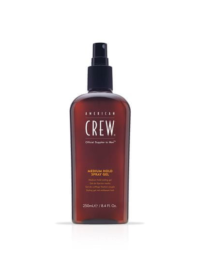 American Crew Sprej na vlasy Medium hold spray gel, 250 ml