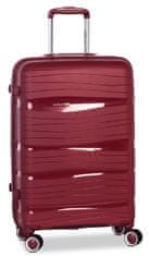 FABRIZIO Príručný kufor Miami Wine Red