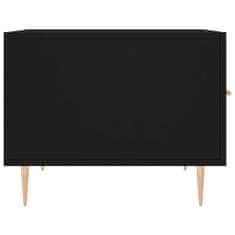 Vidaxl Konferenčný stolík čierny 50x50x40 cm spracované drevo
