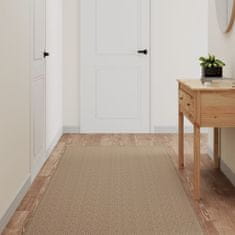 Petromila vidaXL Behúň koberec sisalový vzhľad pieskový 80x200 cm