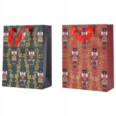 Kaemingk Vianočná darčeková taška dekoratívna 42 cm