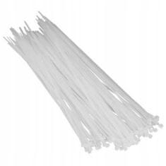 Dedra Pevné biele káblové pásky 2,5 x 200 mm 100 ks
