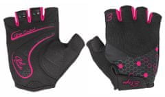 Etape Betty cyklistické rukavice čierna-ružová L