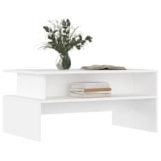 Vidaxl Konferenčný stolík biely 90x55x42,5 cm kompozitné drevo
