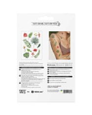 TATTon.me Vodeodolné dočasné tetovačky Tropické rastliny mix