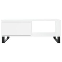 Vidaxl Konferenčný stolík biely 90x60x35 cm kompozitné drevo