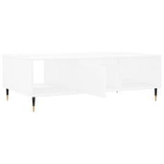 Vidaxl Konferenčný stolík biely 104x60x35 cm kompozitné drevo