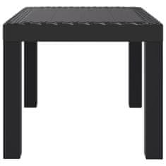 Vidaxl Záhradný stôl antracitový 59x47x40 cm PP
