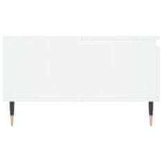 Vidaxl Konferenčný stolík biely 90x60x35 cm kompozitné drevo