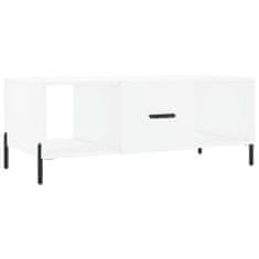 Vidaxl Konferenčný stolík biely 102x50x40 cm kompozitné drevo
