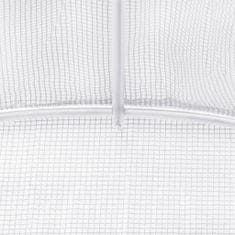 Vidaxl Fóliovník s oceľovým rámom biely 120 m² 20x6x2,85 m