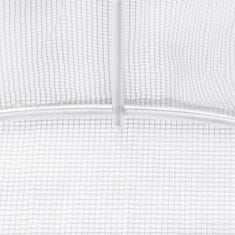 Vidaxl Fóliovník s oceľovým rámom biely 48 m² 8x6x2,85 m