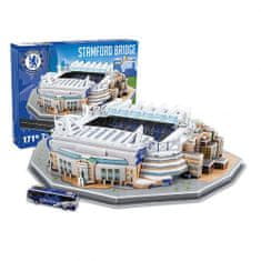 FAN SHOP SLOVAKIA 3D Puzzle Stamford Bridge, Chelsea FC, 171 kusov, papier, 38x30x12 cm