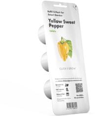 Click and Grow sladká žltá paprika, kapsle sa samínky a substrátem 3ks