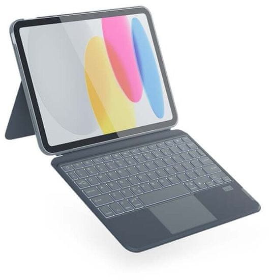 EPICO klávesnice s pouzdrem pro Apple iPad 10,9" (2022), Qwerty (73711101300010), šedá