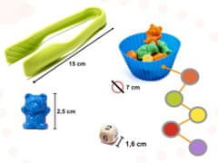 KIK Montessori hra - Spočítaj medvedíky - 44 dielov KX6260