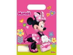 Párty plastové tašky myška Minnie - 6 ks
