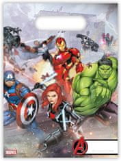 Párty plastové tašky Avengers - 6 ks