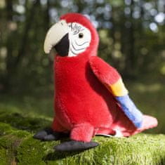 Rappa Plyšový papagáj červený Ara