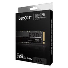 LEXAR SSD NM620 PCle Gen3 M.2 NVMe - 256GB (čítanie/zápis: 3500/1300MB/s)