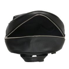 Beagles Čierny elegantný kožený ruksak „Remaster“