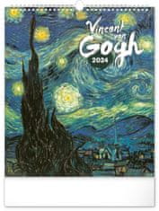 Kalendár 2024 nástenný: Vincent van Gogh, 30 × 34 cm