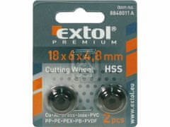 Extol Premium Rezacie koliesko 2ks, 18x4mm, pre 8848011, EXTOL PREMIUM