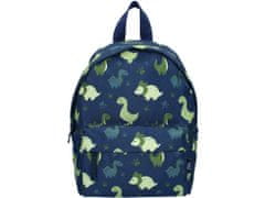 Vadobag Modrý ruksak pre deti s dinosaurami