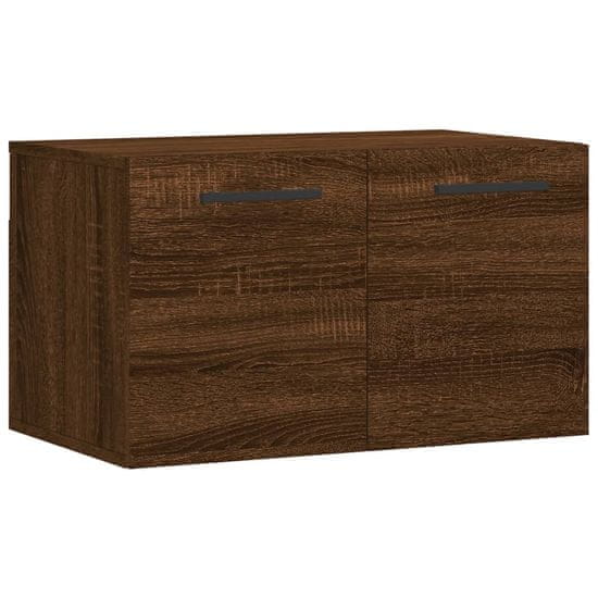 Vidaxl Nástenná skrinka, hnedý dub 60x36,5x35 cm, kompozitné drevo