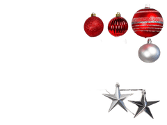 LAALU Sada vianočných ozdôb 222 ks v boxe POLÁRNA ČERVENÁ na vianočné stromčeky 300-450 cm