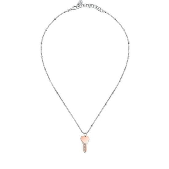 Morellato Hravý bicolor náhrdelník Kľúč Mascotte SAVL07