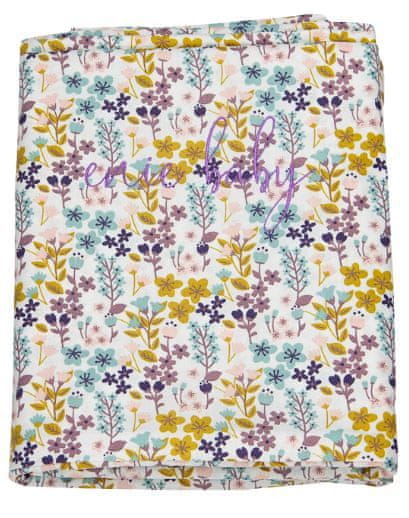 ENIE BABY Obliečky bavlnené MILLY purplet 100x135 a 40x60 cm
