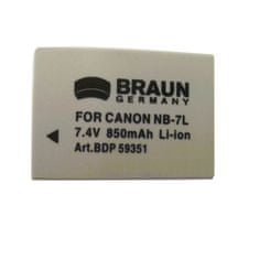 BRAUN Batéria CANON NB-7L (BDP-CNB7L, 850 mAh)