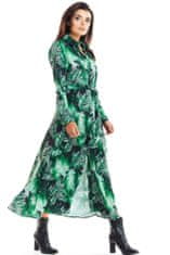 Infinite You Dámske midi šaty Shahnu A324 zelená XL
