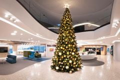 LAALU Sada vianočných ozdôb BASIC GOLD 15-25 cm pre stromčeky 300-450 cm