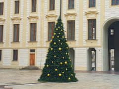 LAALU Sada vianočných ozdôb BASIC GOLD 15-25 cm pre stromčeky 300-450 cm