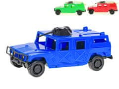 Auto SUV 23 cm (modrá, červená, zelená)